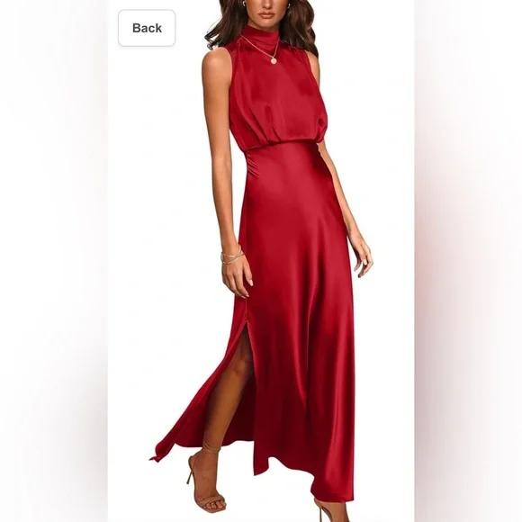 PrettyGarden | Dresses | Nwt Prettygarden Womens Holiday Red Mock Neck Sleeveless Maxi Dress Size Small | Poshmark PrettyGarden | Dresses | Nwt Prettygarden Womens Holiday Red Mock Neck Sleeveless Maxi Dress Size Small | Poshmark